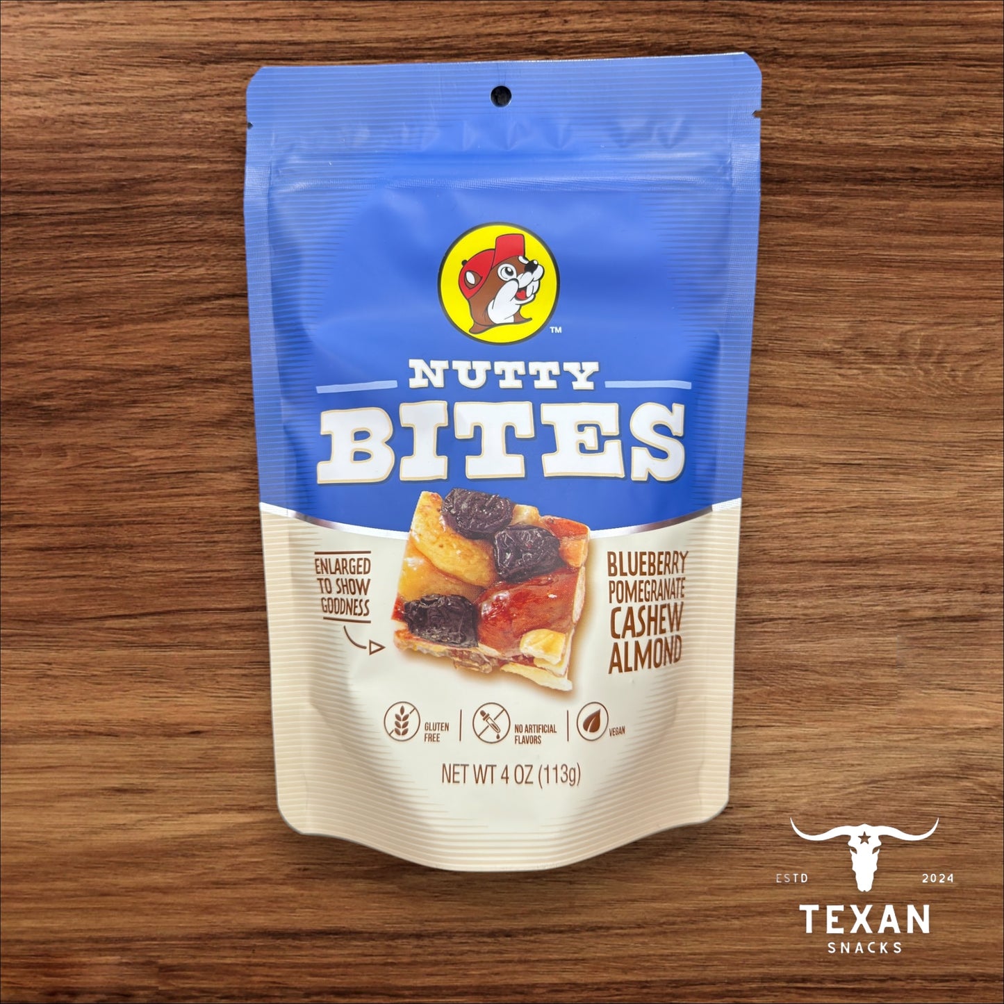 Buc-ee's Nutty Bites - Blueberry Pomegranate Cashew Almond