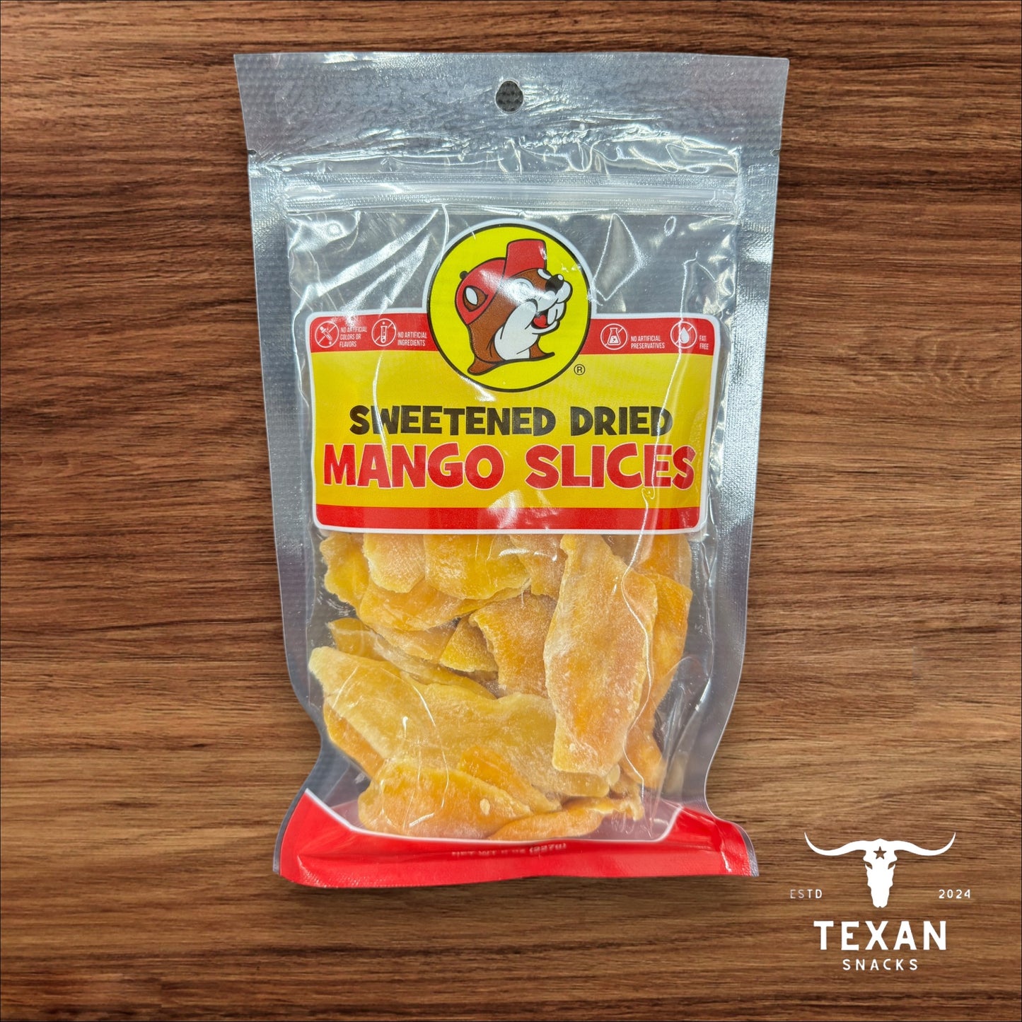 Buc-ee's Dried Mangos - Sweetened