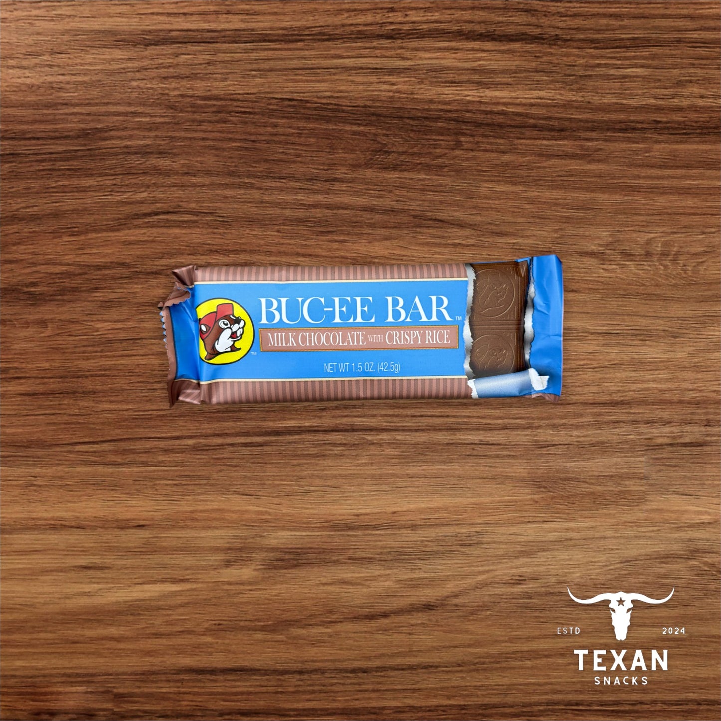 Buc-ee's Chocolate Buc-ee Bar - Milk Chocolate with Crispy Rice