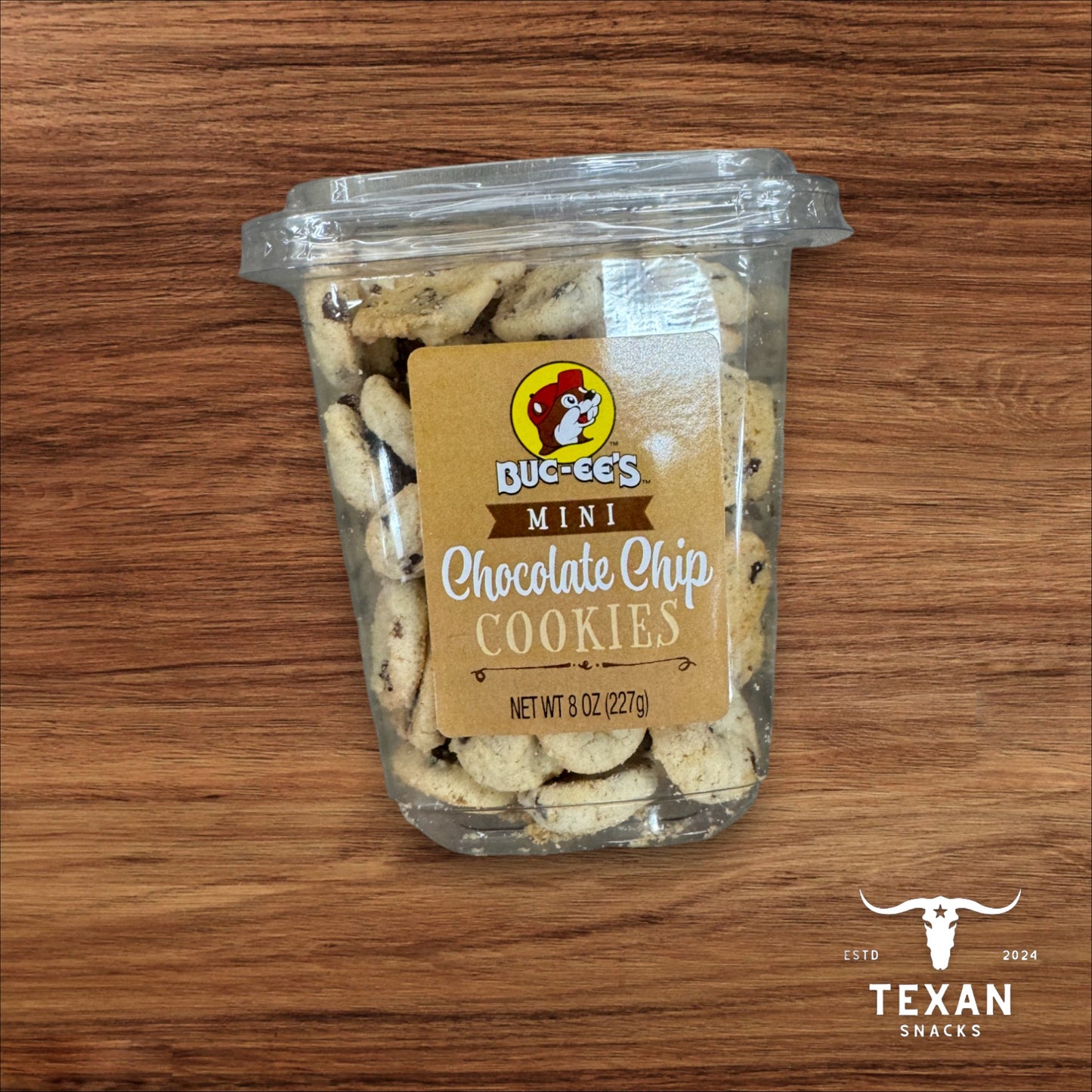 Buc-ee's Mini Cookies Tubs - Mini Chocolate Chip Cookies