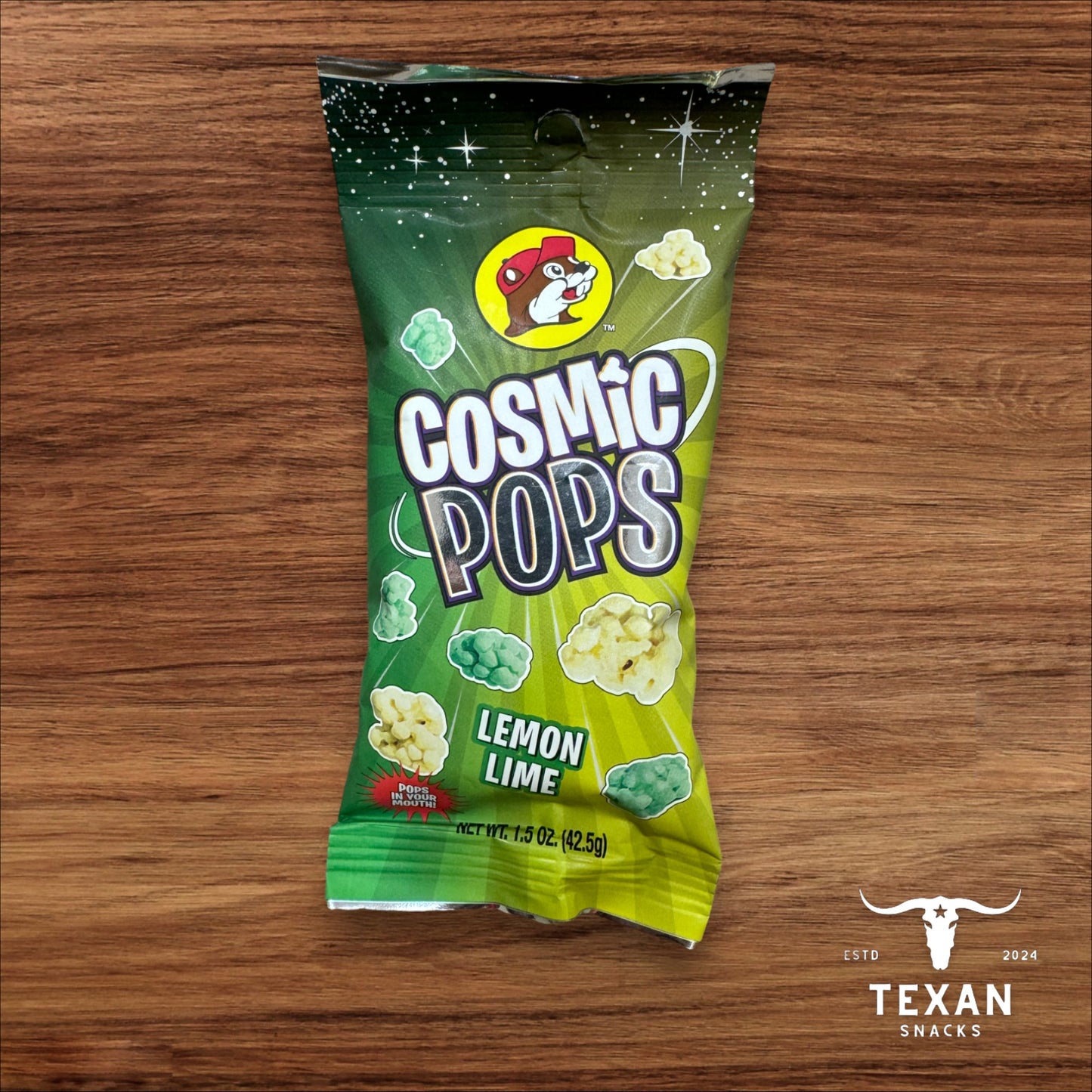 Buc-ee's Cosmic Pops - Lemon Lime