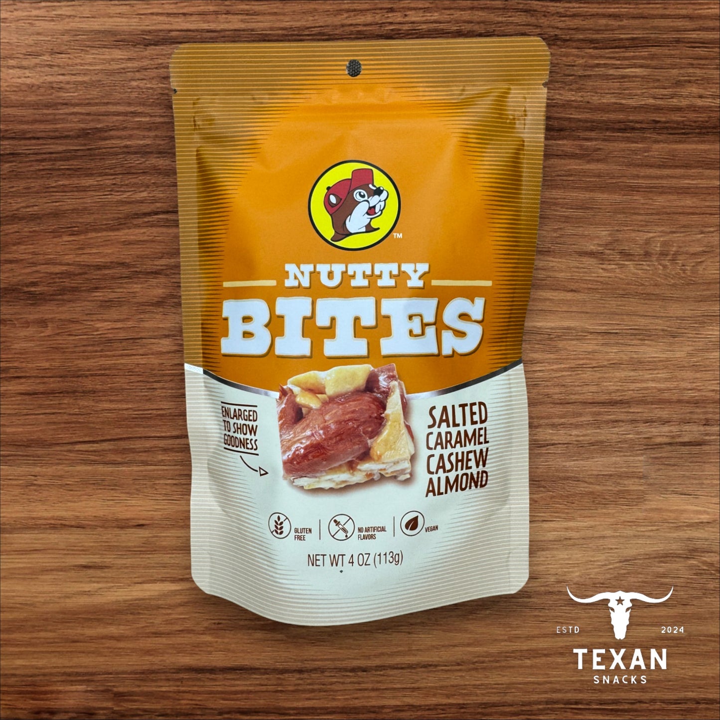 Buc-ee's Nutty Bites - Salted Caramel Cashew Almond