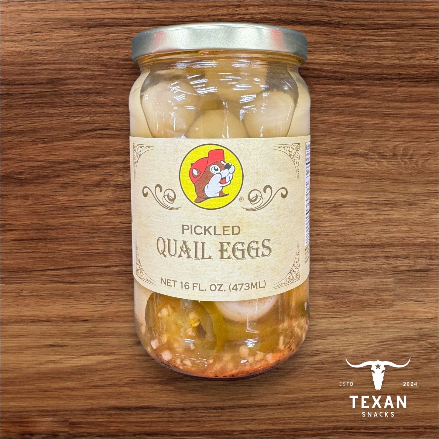 Buc-ee's Pickled Quail Eggs