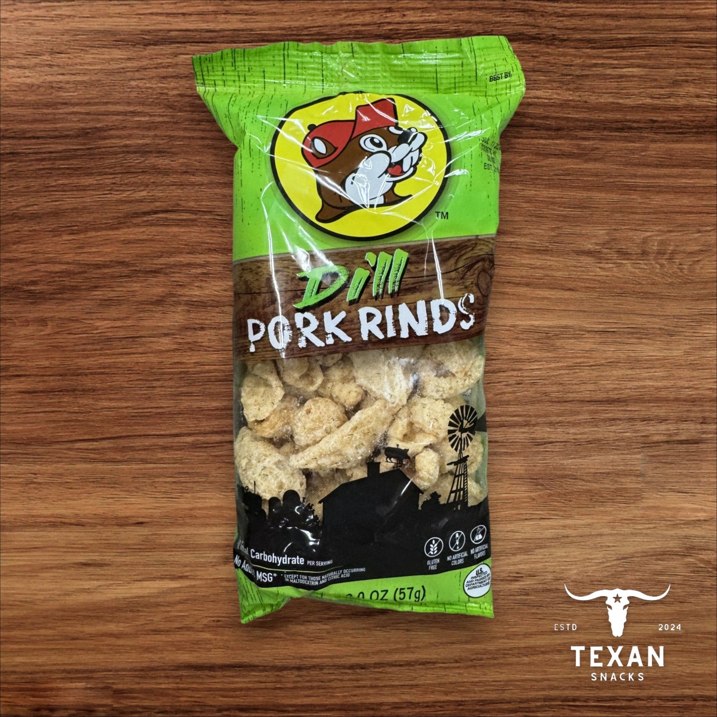 Buc-ee's Pork Rinds - Dill