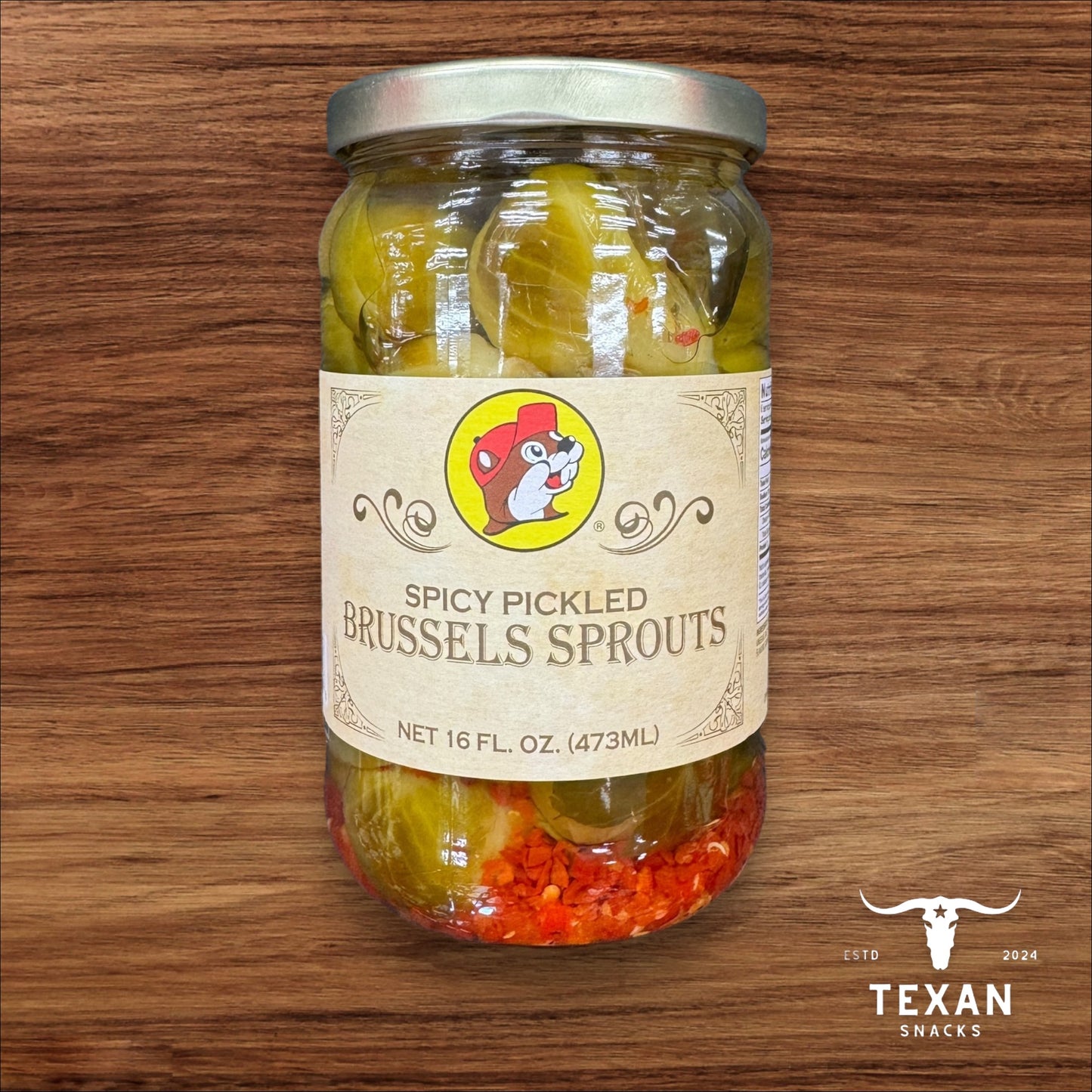 Buc-ee's Spicy Pickled Brussels Sprouts
