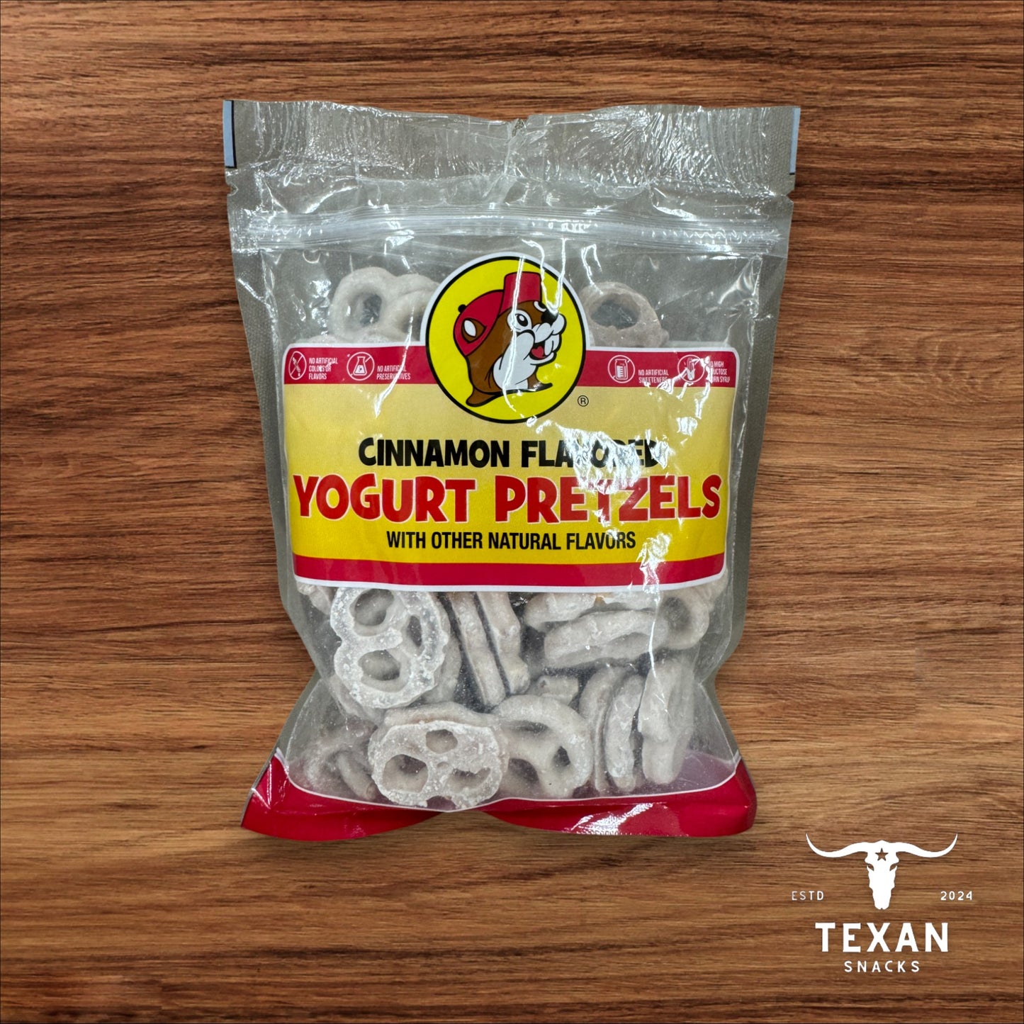 Buc-ee's Yogurt Pretzels - Cinnamon