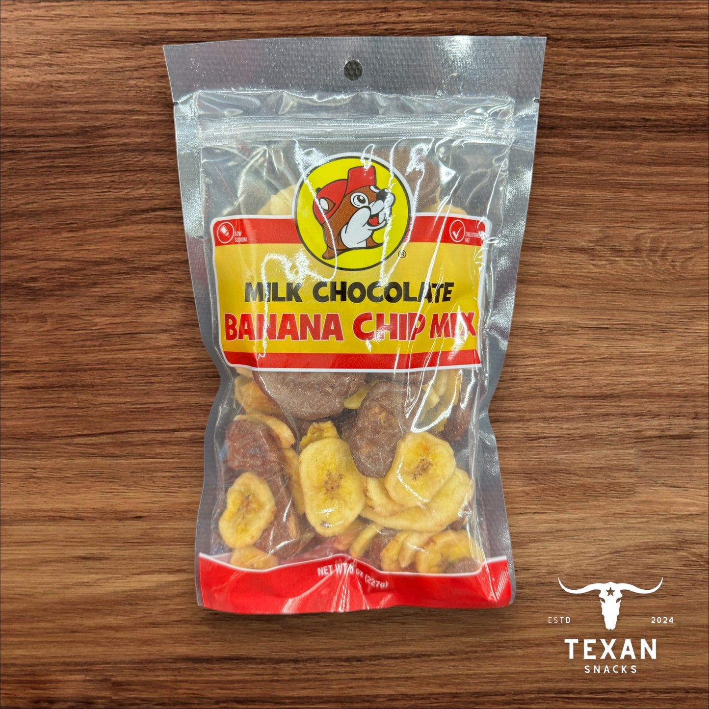 Buc-ee's Milk Chocolate Banana Chips