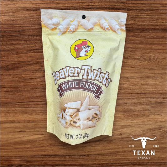 Buc-ee's Beaver Twists White Fudge