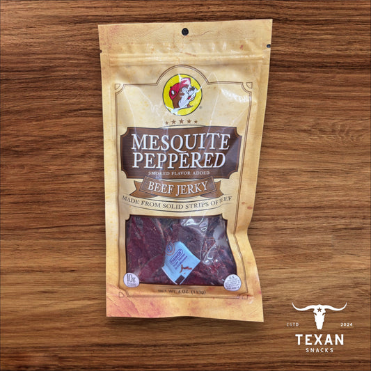 Buc-ee's Mesquite Peppered Beef Jerky - 4 oz