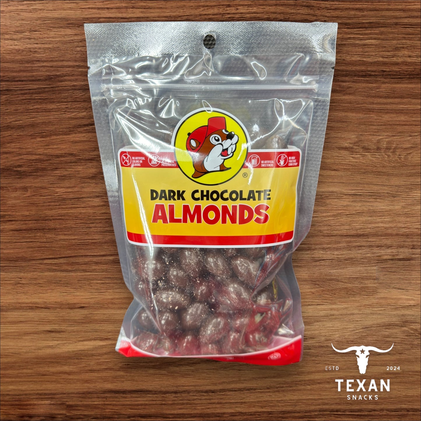 Buc-ee's Dark Chocolate Almonds