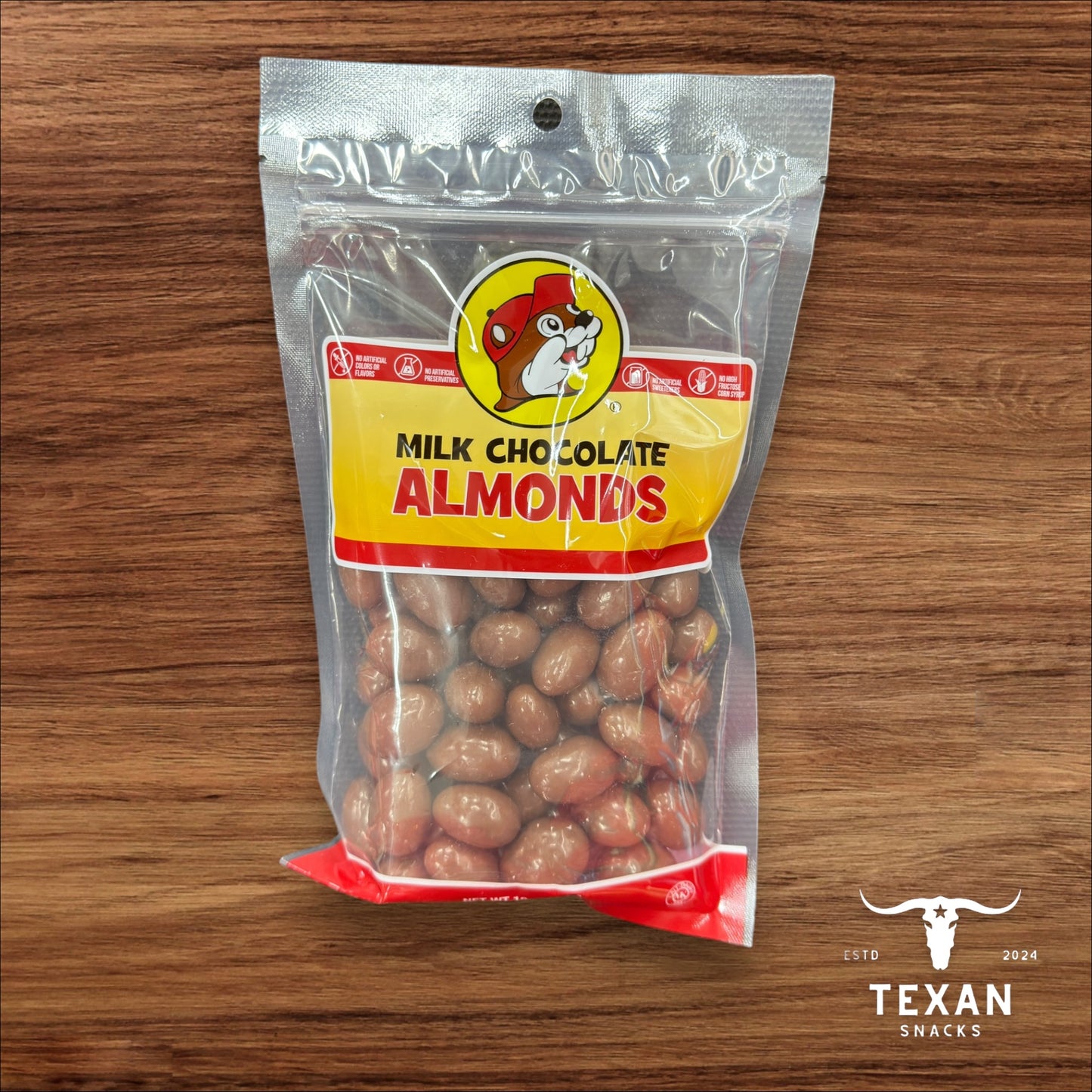 Buc-ee's Milk Chocolate Almonds