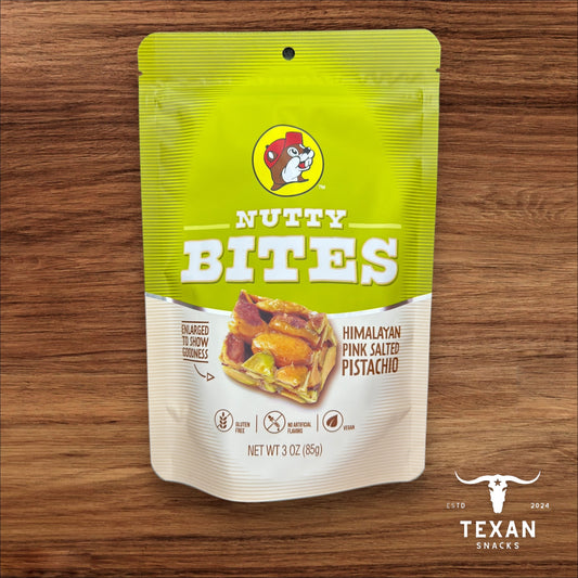 Buc-ee's Nutty Bites - Himalayan Pink Salted Pistachio