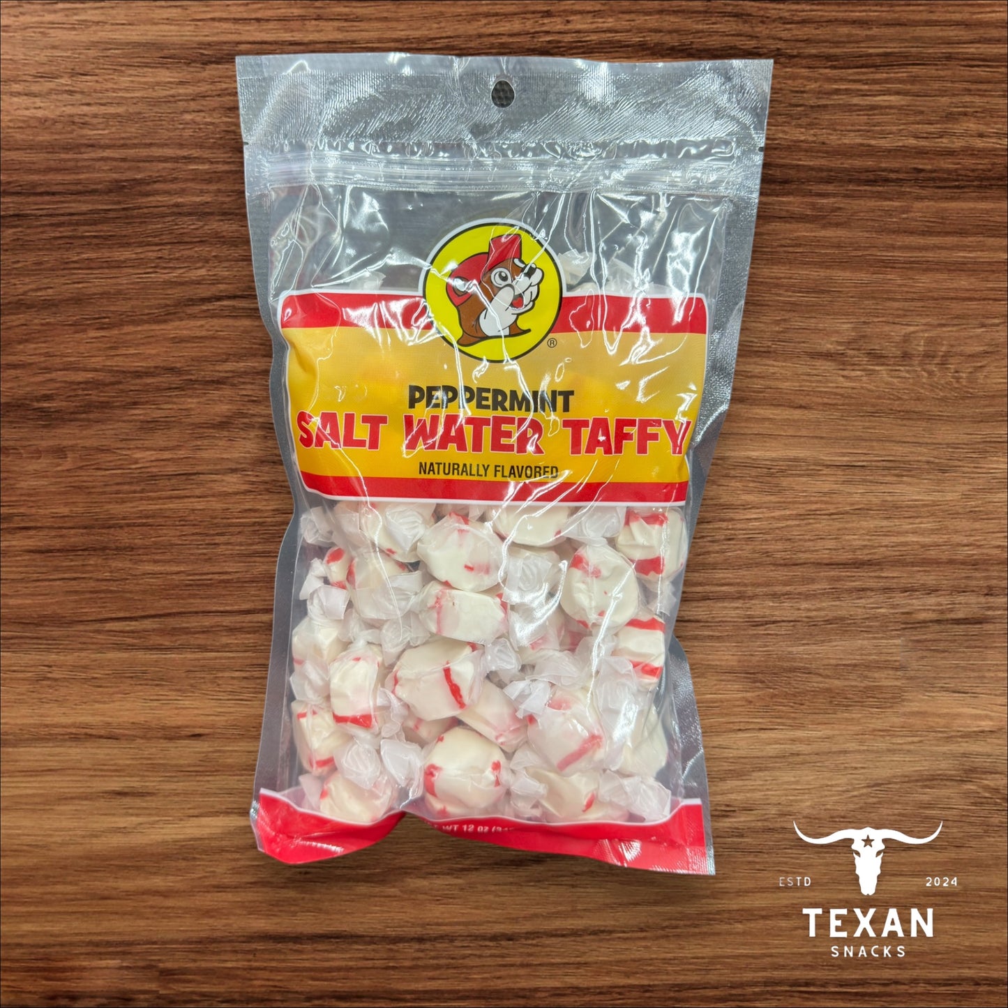 Buc-ee's Salt Water Taffy - Peppermint