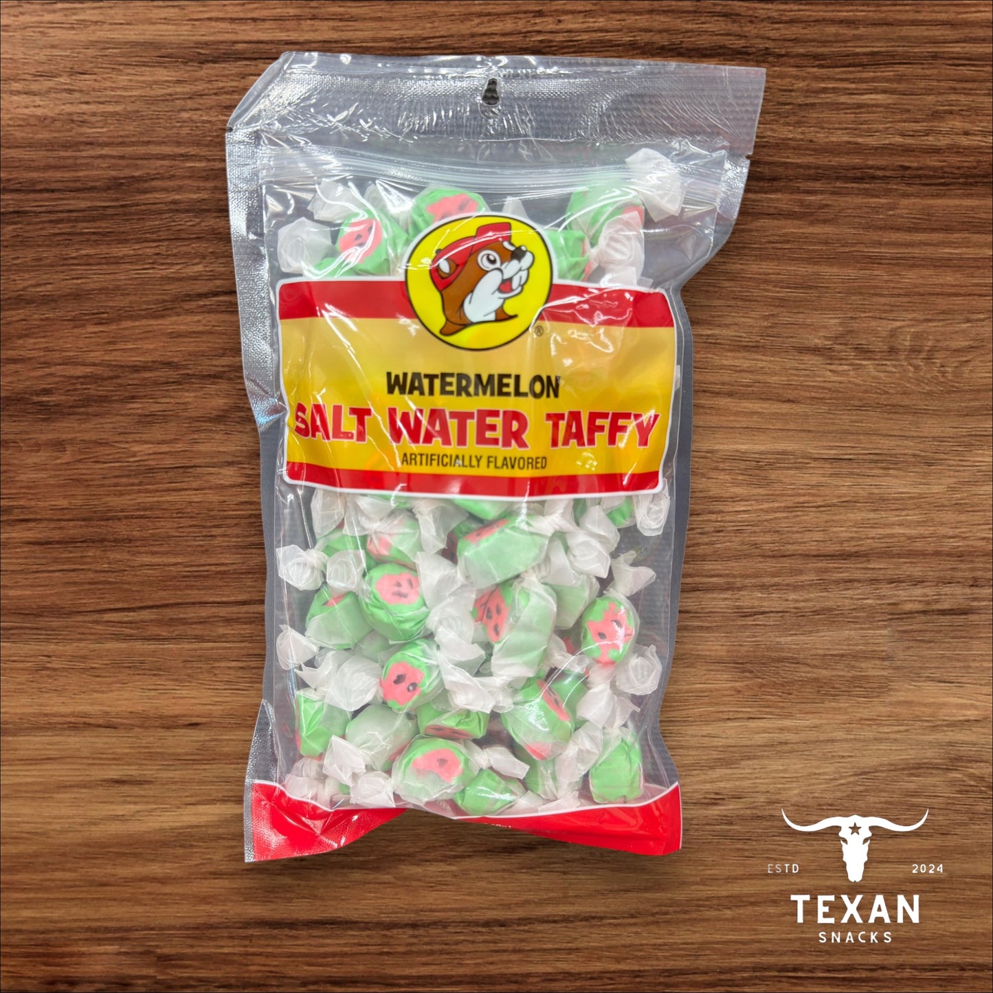 Buc-ee's Salt Water Taffy - Watermelon