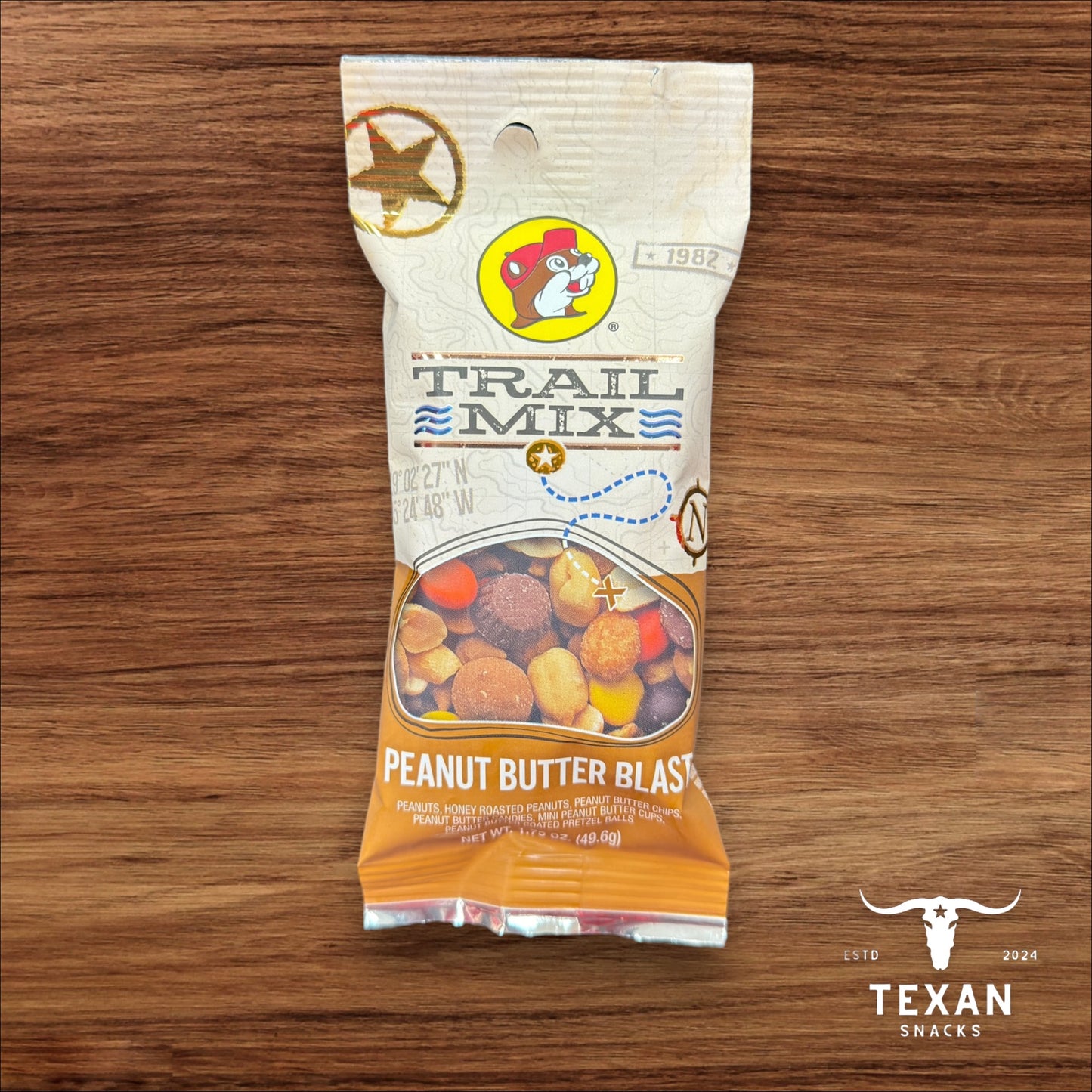 Buc-ee's Peanut Butter Blast Trail Mix - Mini 1.75 oz