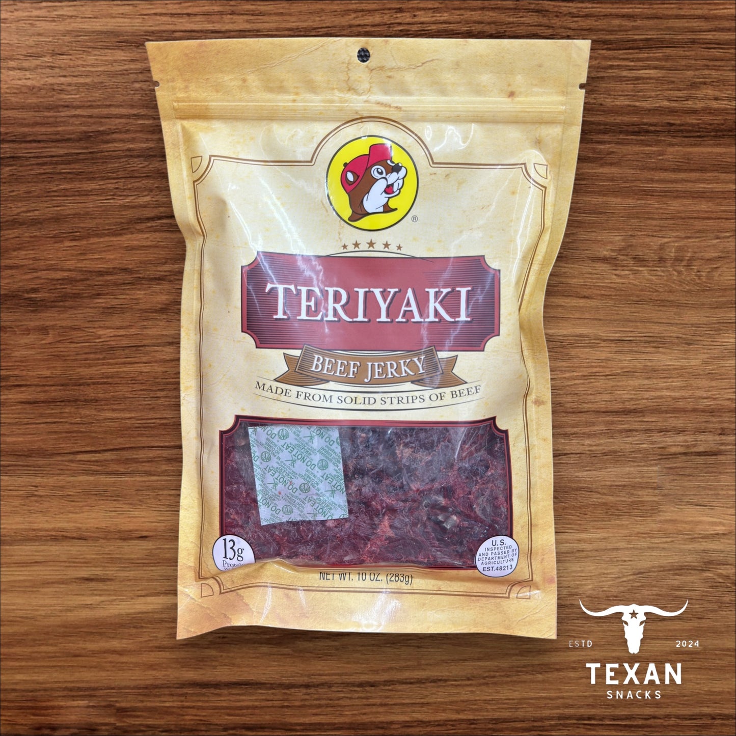 Buc-ee's Teriyaki Beef Jerky - 10 oz