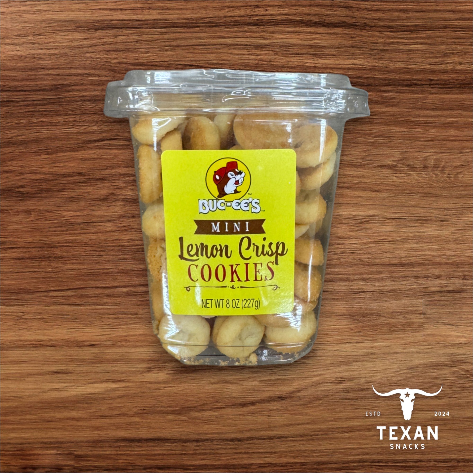 Buc-ee's Mini Cookies Tubs - Lemon Crisps – Texan Snacks