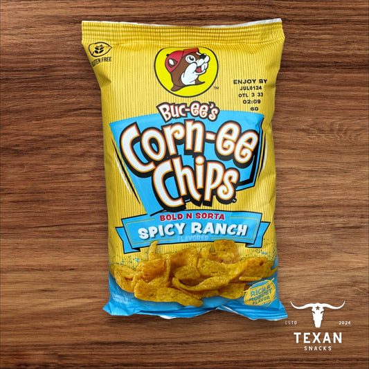 Buc-ee's Corn-ee Chips - Bold N Sorta Spicy Ranch