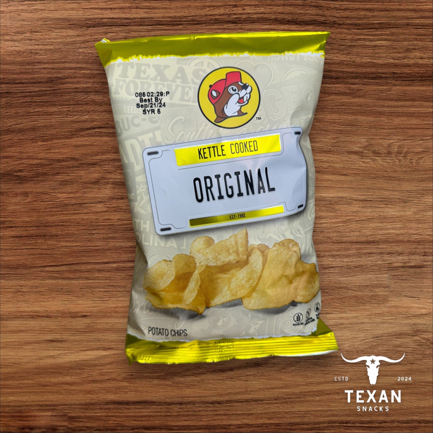 Buc-ee's Kettle Cooked Potato Chips - Original