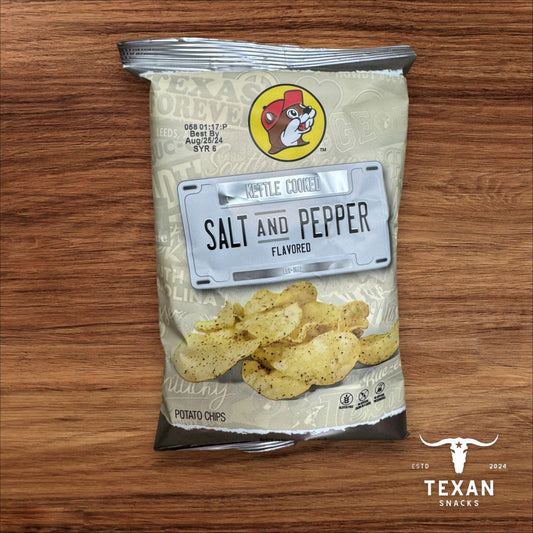 Buc-ee's Kettle Cooked Potato Chips - Salt and Pepper