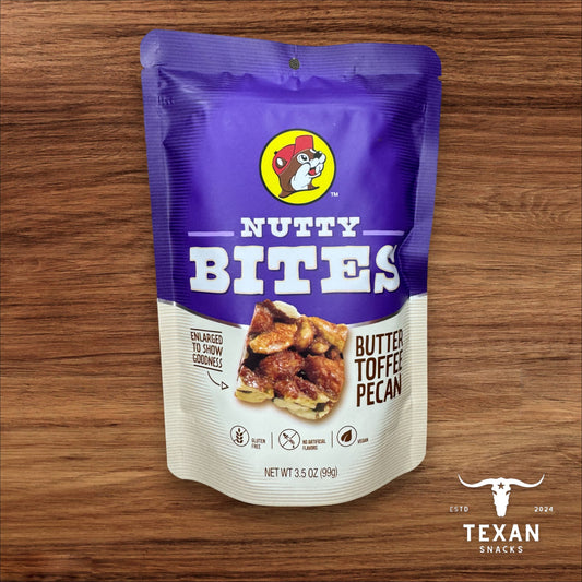 Buc-ee's Nutty Bites - Butter Toffee Pecan