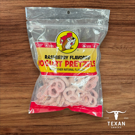 Buc-ee's Yogurt Pretzels - Raspberry